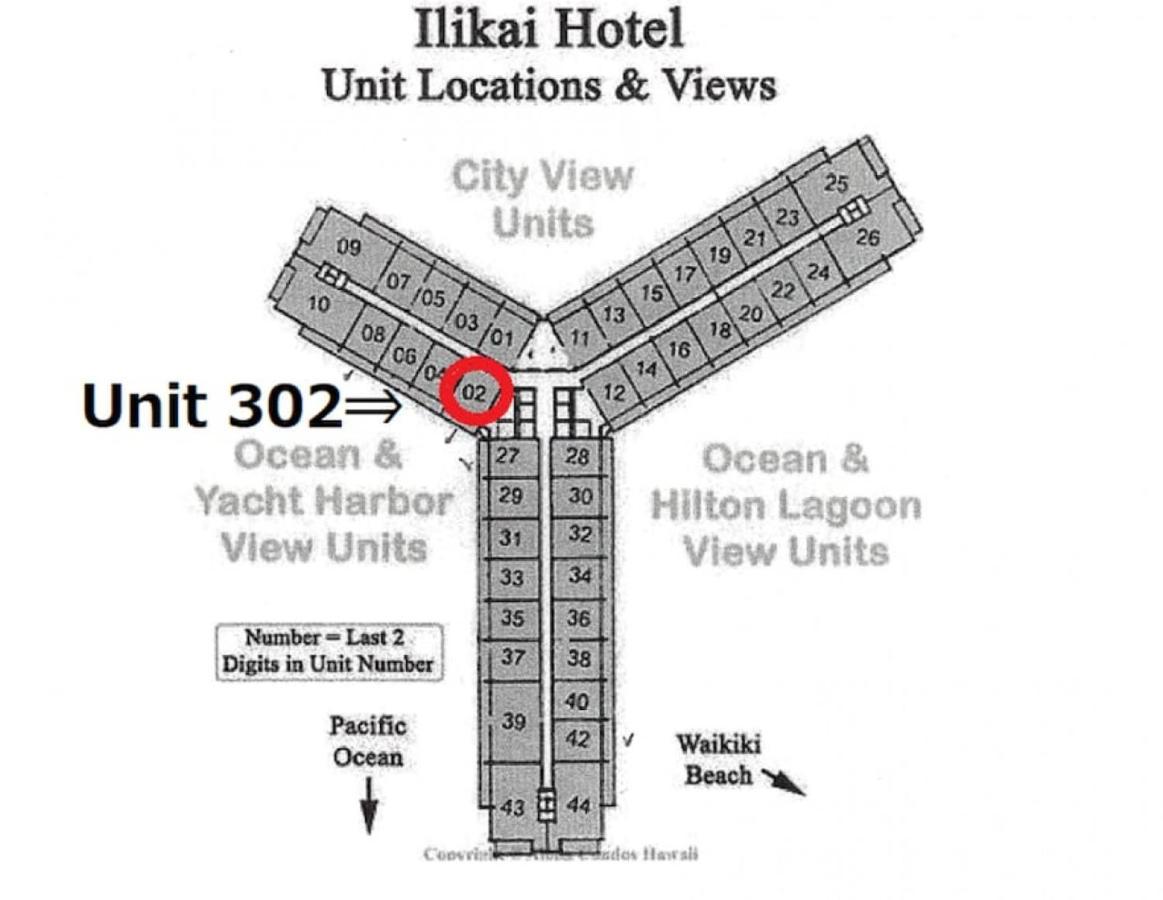 Ilikai Apt 302 - Spacious Studio With Stunning Ocean & Harbor Views Honolulu Buitenkant foto